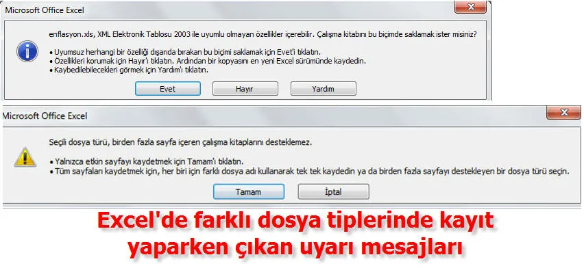 Excel Dosya Uzantısı FOTO: Excel Dosya Uzantısı