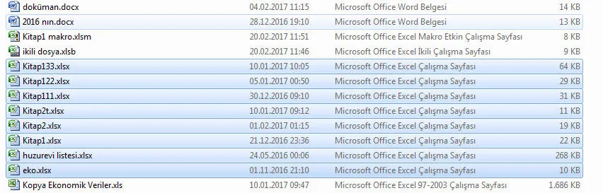 Excel Dosya Uzantısı FOTO: Excel Dosya Uzantısı