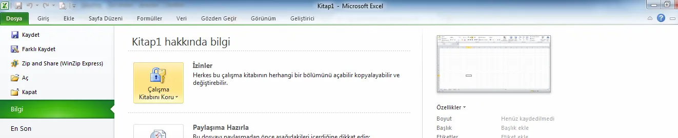 Excel Dosyası FOTO: Excel Dosyası