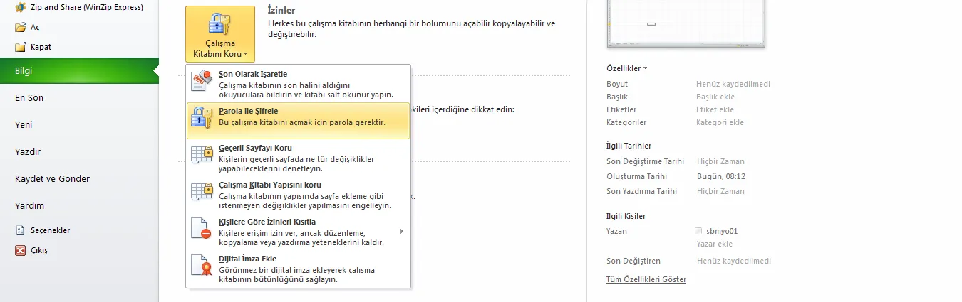 Excel Dosyası FOTO: Excel Dosyası