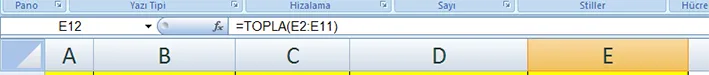 Excel Formülleri FOTO: Excel Formülleri