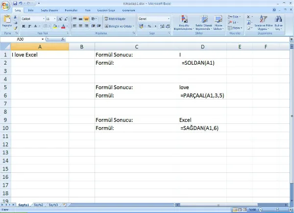Excel Formülleri FOTO: Excel Formülleri