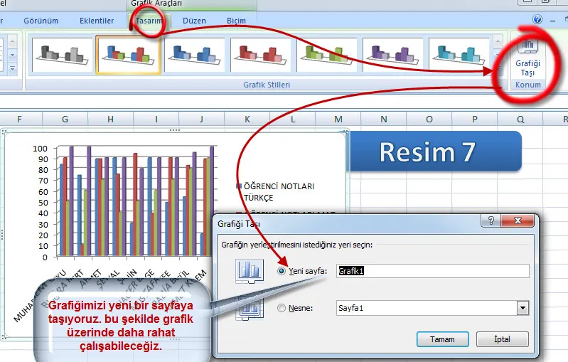 Excel Grafik Oluşturma FOTO: Excel Grafik Oluşturma