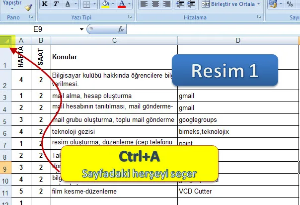 Microsoft Excel Kısayolları FOTO: Microsoft Excel Kısayolları