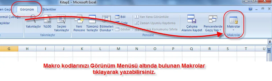 Excel Kodları FOTO: Excel Kodları