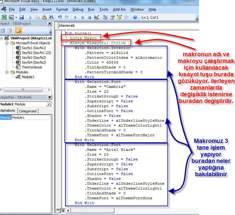 Excel Kodları FOTO: Excel Kodları