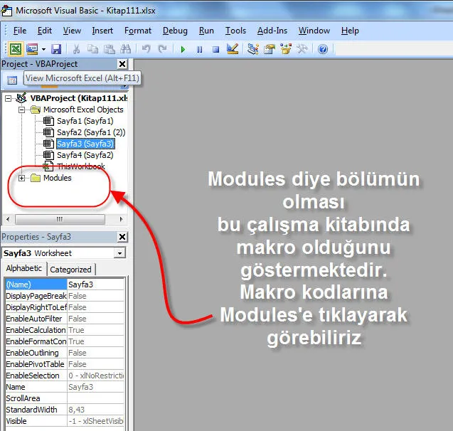 Excel Kodları FOTO: Excel Kodları