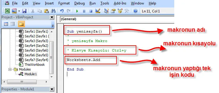 Excel Kodları FOTO: Excel Kodları