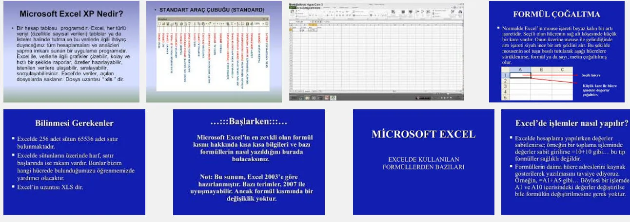 Excel Konu Anlatımı FOTO: Excel Konu Anlatımı