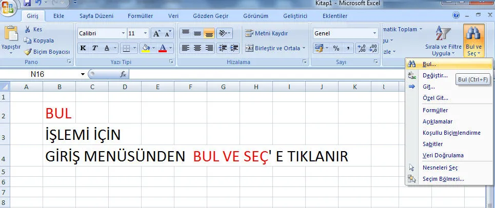 Excel Konu Anlatımı FOTO: Excel Konu Anlatımı