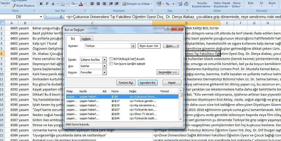 Excel Konu Anlatımı FOTO: Excel Konu Anlatımı