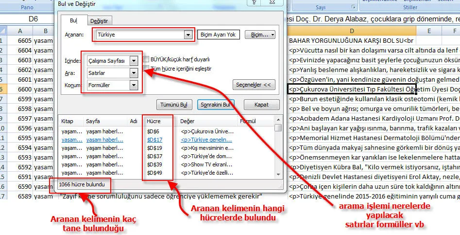 Excel Konu Anlatımı FOTO: Excel Konu Anlatımı