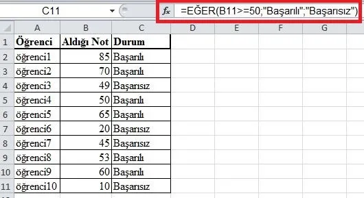 Excel Kullanımı FOTO: Excel Kullanımı