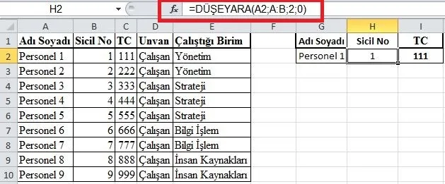 Excel Kullanımı FOTO: Excel Kullanımı