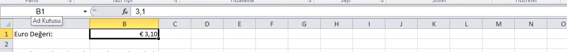 Excel Hücre Sabitleme FOTO: Excel Kullanma