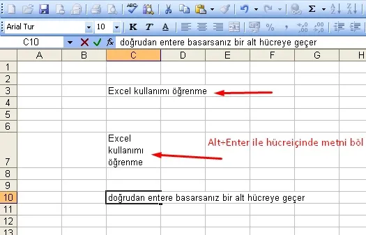 Excel Öğrenme FOTO: Excel Öğrenme