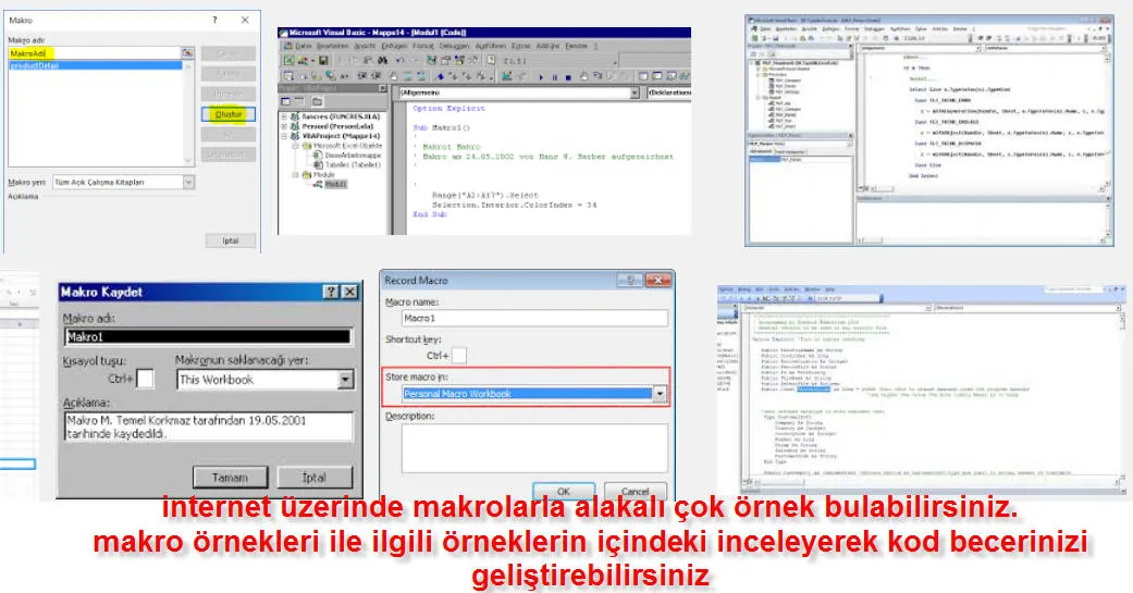 Excel Örnekleri FOTO: Excel Örnekleri