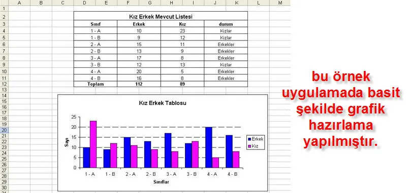 Excel Örnekleri FOTO: Excel Örnekleri