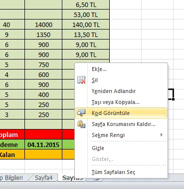 Excel Parola Kaldırma FOTO: Excel Parola Kaldırma