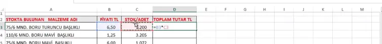 Excel Stok Programı FOTO: Excel Stok Programı