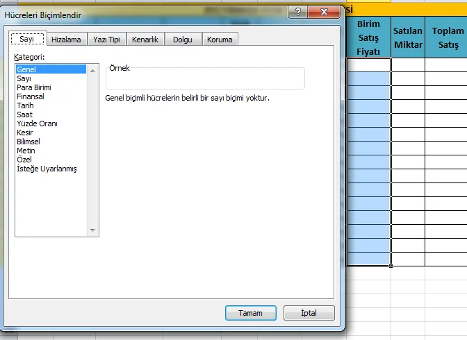 Excel Stok Takip FOTO: Excel Stok Takip