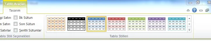 Excel Tablo FOTO: Excel Tablo