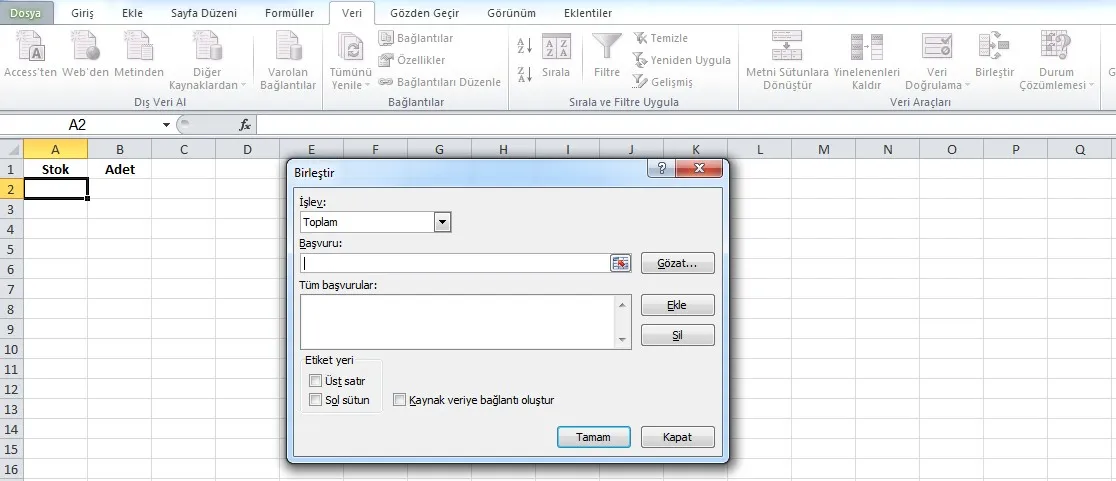 Excel Tablo FOTO: Excel Tablo