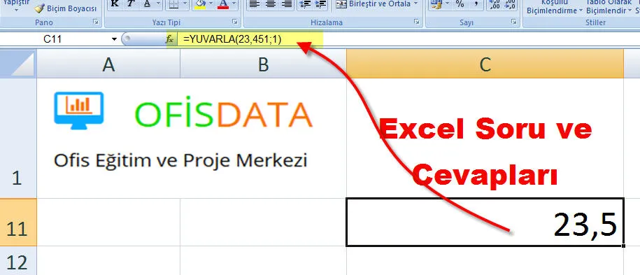 Excel Test Soruları FOTO: Excel Test Soruları