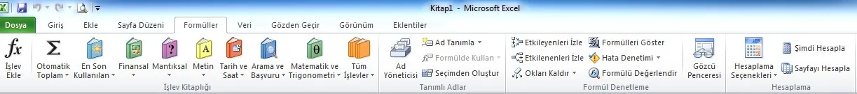 Excel Uygulama Örnekleri FOTO: Excel Uygulama Örnekleri