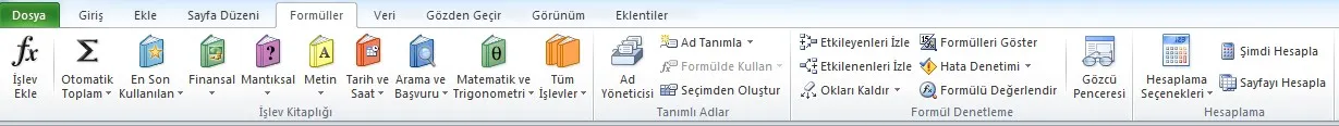 Excel Uygulama Örnekleri FOTO: Excel Uygulama Örnekleri