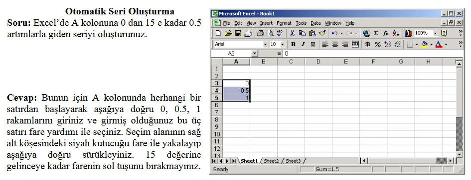 Excel Uygulamaları FOTO: Excel Uygulamaları