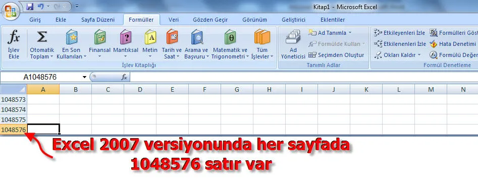 Microsoft Excel Kullanımı FOTO: Microsoft Excel Kullanımı