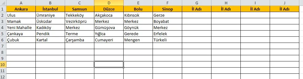 Proforma Fatura Örneği Excel FOTO: Proforma Fatura Örneği Excel