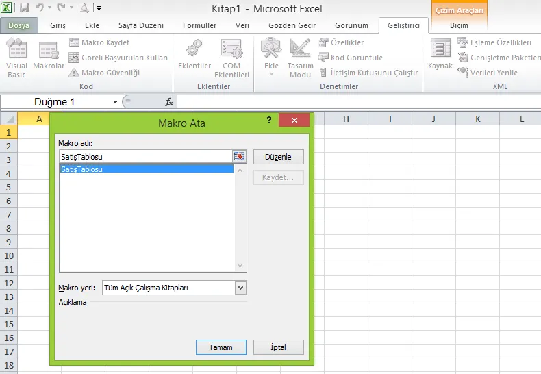 Excel VBA Örnekleri FOTO: Excel VBA Örnekleri